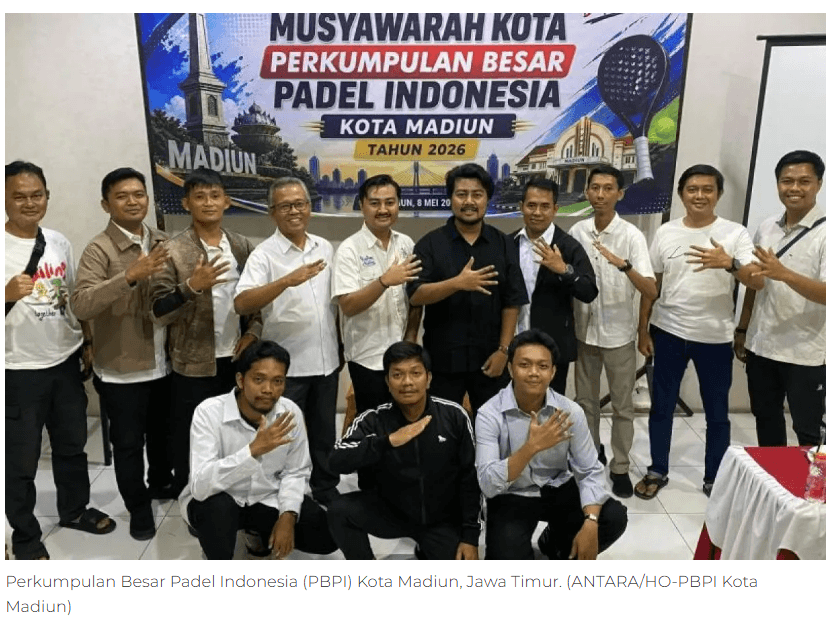 Percepat pembinaan, PBPI Madiun siapkan program "Padel Go to School"