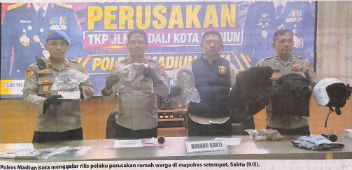Sembilan Remaja Diringkus Usai Rusak Rumah Warga