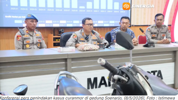 Polres Madiun Kota Bekuk Pelaku Curanmor di Area Parkir Taman Bantaran