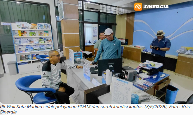 Plt Wali Kota Soroti Pelayanan PDAM Kota Madiun, Masa Jabatan Direksi Segera Berakhir