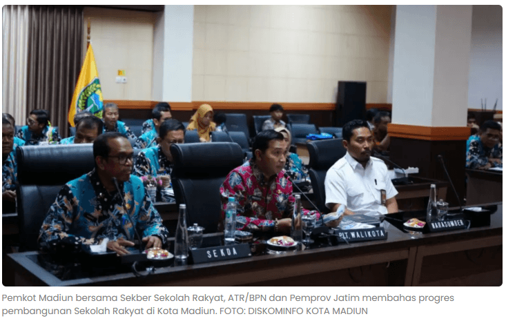 Pemkot Madiun Target Sekolah Rakyat Mulai Dibangun Oktober, 4 Ribu Anak Didata