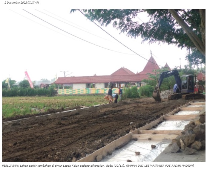 Parkiran Lapak Kelun Ditambah