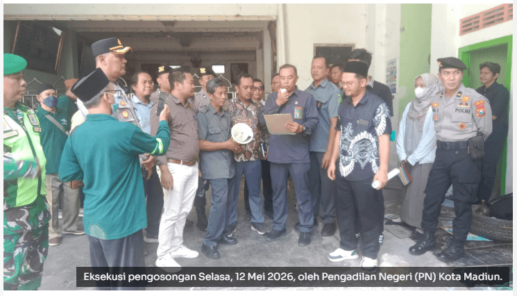 PCNU Kota Madiun Menang Kasasi, Lahan dan Gedung TK Masyithoh Akhirnya Dieksekusi Pengadilan