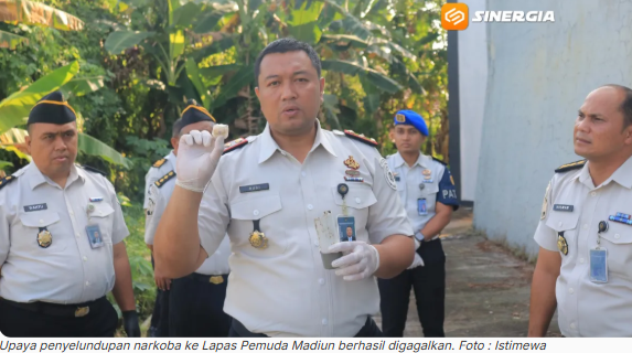 Lapas Pemuda Madiun Gagalkan Penyelundupan 7,13 Gram Sabu dan Ganja 34 Gram