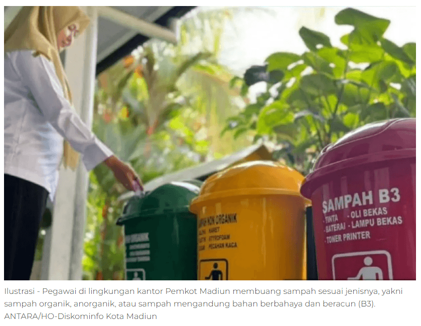 Pemkot Madiun ajak masyarakat memilah sampah dari rumah