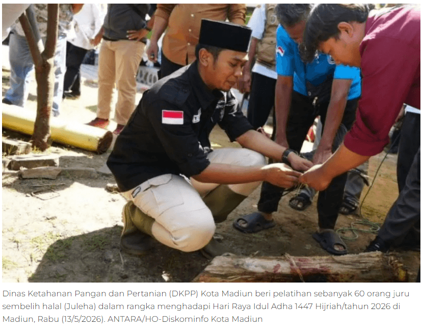 DKPP Madiun berikan pelatihan 60 juru sembelih halal sambut Idul Adha