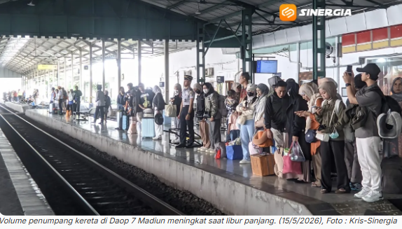 Long Weekend, 33.994 Penumpang Gunakan Kereta Api di Daop 7 Madiun