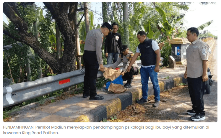 Ibu Bayi yang Ditemukan di Ring Road Madiun Akhirnya Pulang, Didampingi Psikolog dan Psikiater
