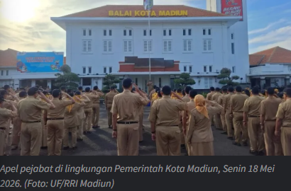 Dari HUT hingga SPMB, Plt. Wali Kota Madiun Berikan Arahan ke OPD