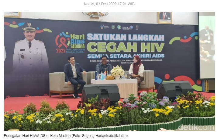 479 Orang di Kota Madiun Meninggal Positif HIV/AIDS