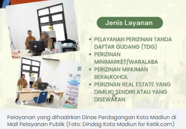 Dinas Perdagangan Hadirkan Berbagai Jenis Pelayanan di MPP Kota Madiun