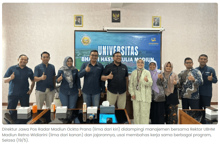 Radar Madiun dan UBHM Madiun Perkuat Kolaborasi, Siapkan Program Literasi Besar