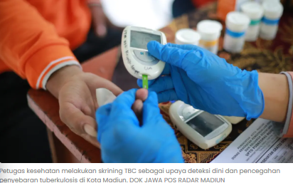 Kasus TBC di Kota Madiun Capai Ratusan, Skrining Massal dan Tes Mantoux Digencarkan
