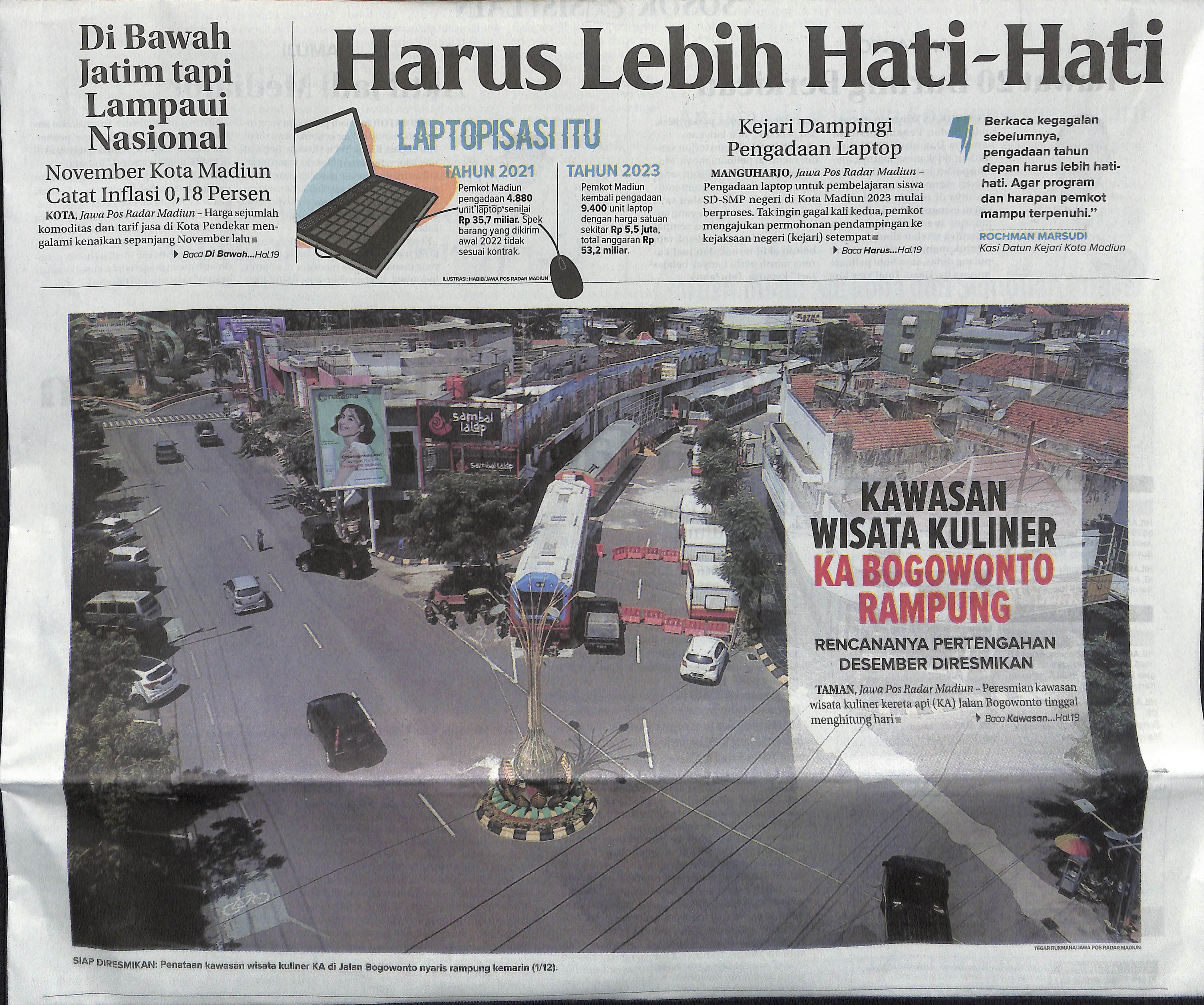 Kawasan Wisata Kuliner KA Bogowonto Rampung, Rencananya Pertengahan Desember Diresmikan