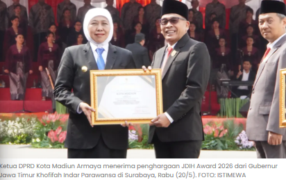 DPRD Kota Madiun Raih JDIH Award 2026, Target Tahun Depan Tembus Tiga Besar Jatim