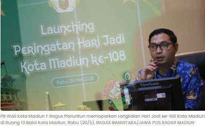 Hari Jadi Kota Madiun ke-108, Ada Dewa 19 hingga Kompetisi Video Mapping Internasional