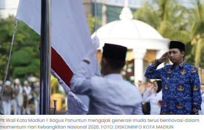 Harkitnas 2026, Plt Wali Kota Madiun Ajak Anak Muda Terus Berinovasi