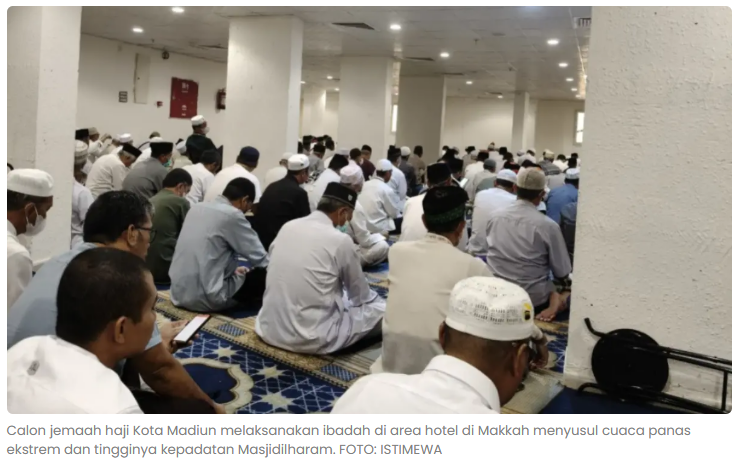 Cuaca Ekstrem di Makkah, CJH Kota Madiun Diminta Hemat Tenaga Jelang Armuzna
