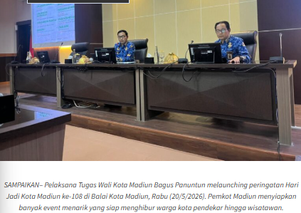 Peringatan Hari Jadi Kota Madiun Ke-108, Pemkot Madiun Siapkan Banyak Event Menarik