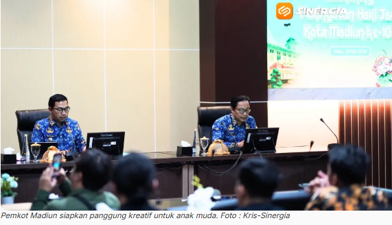 Hari Jadi Kota Madiun ke-108 Bukan Sekadar Pesta, Plt Wali Kota Siapkan Panggung Besar Anak Muda dan UMKM
