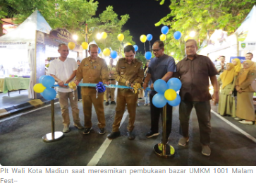 Sambut Libur Iduladha, Pemkot Madiun Gelar Bazar UMKM 1001 Malam Fest di PSC
