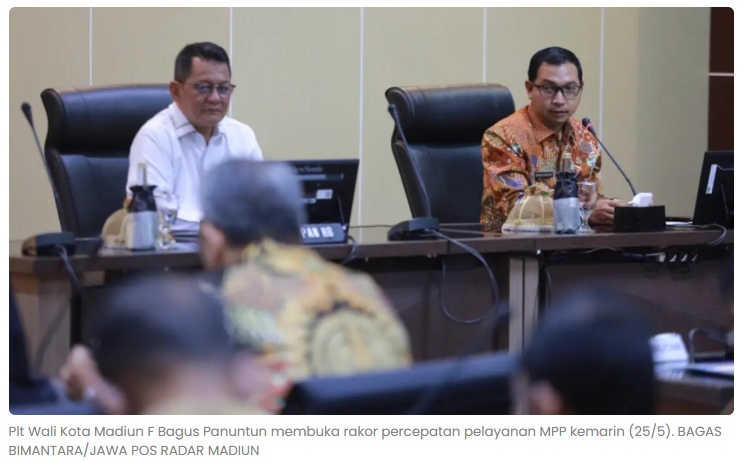 Pemkot Madiun Kebut Integrasi Perizinan di MPP, KemenPAN-RB Minta Tetapkan Standar Pelayanan