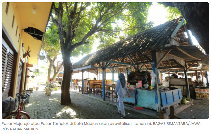 Pemkot Madiun Permak Pasar Templek, Penataan Kuliner Jadi Prioritas