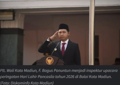 Harlah Pancasila, Plt. Wali Kota Madiun Tekankan Kebersamaan dalam Pembangunan