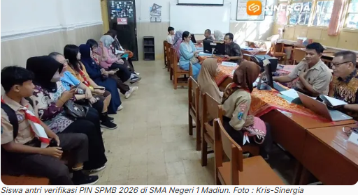 Cabdindik Madiun Monev Tahapan SPMB 2026, Temukan Salah Input Nilai Rapor dan Nilai TKA Belum Keluar