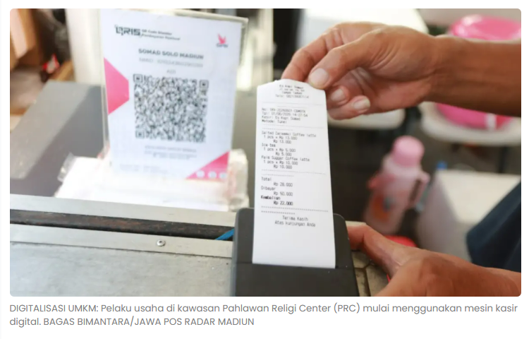 Pemkot Madiun Wajibkan Lapak PRC Pakai Mesin Kasir Digital, Omzet UMKM Dipantau Real Time