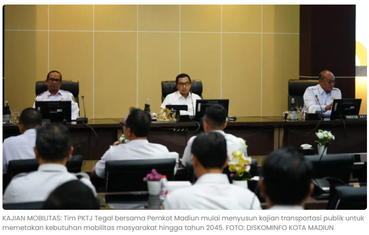 Transportasi Publik Kota Madiun Dikaji, Rute Wisata hingga Parkir Masuk Pembahasan