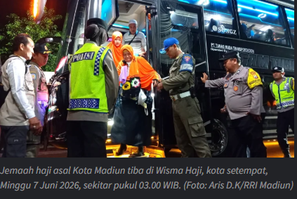 225 Jemaah Haji Tiba di Kota Madiun, Satu Wafat dan Satu Masih Dirawat di Jeddah
