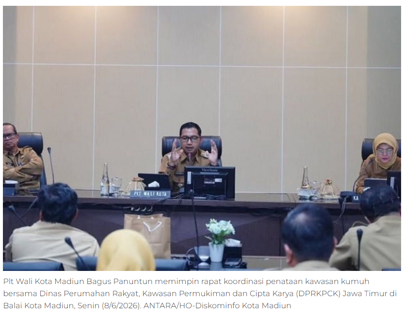 Pemprov Jatim alokasikan Rp7,3 miliar untuk tata kawasan kumuh Kota Madiun