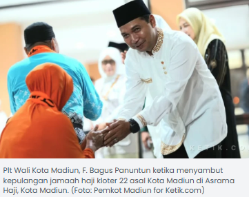 Sambut Kepulangan Jemaah Haji, Plt Wali Kota Madiun Dorong Implementasi Nilai Haji dalam Kehidupan Bermasyarakat