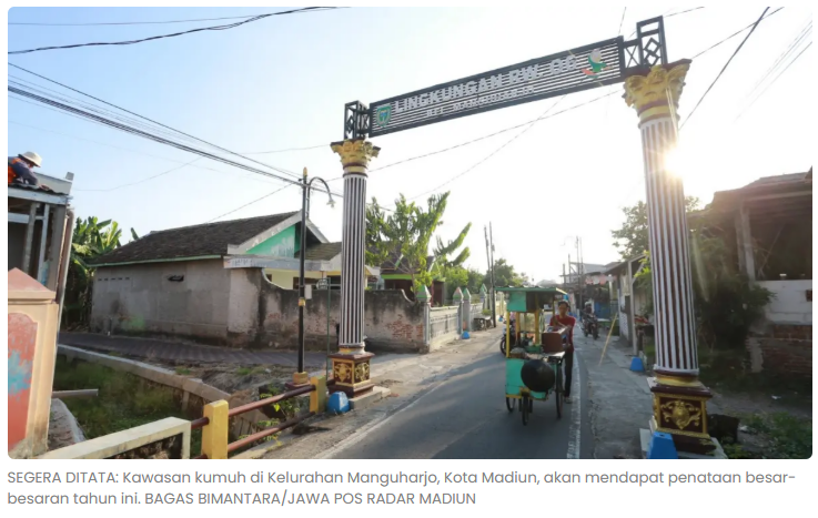 Pemprov Jatim Gelontorkan Rp 7,3 Miliar untuk Tata Kawasan Kumuh Manguharjo