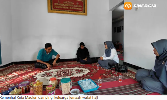 Kemenhaj Kota Madiun Beri Pendampingan Keluarga Jemaah Haji Wafat di Arab Saudi