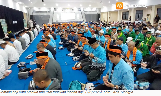 225 Jemaah Haji Kota Madiun Pulang dengan Tangis Haru, Satu Jemaah Masih Dirawat di Jeddah