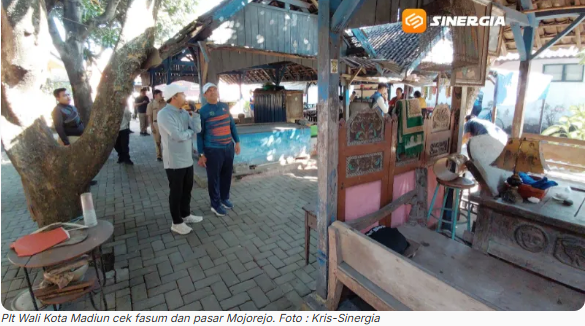 Plt Wali Kota Cek Fasum serta Pasar Mojorejo, Matangkan Konsep Penataan