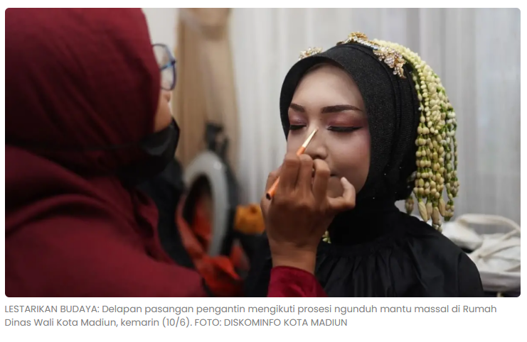 Pemkot Madiun Gelar Ngunduh Mantu Massal, Jadi Panggung Budaya dan Etalase MUA