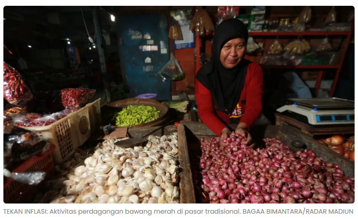 Bawang Merah Dorong Inflasi Kota Madiun, Pasokan dari Sentra Produksi Terganggu