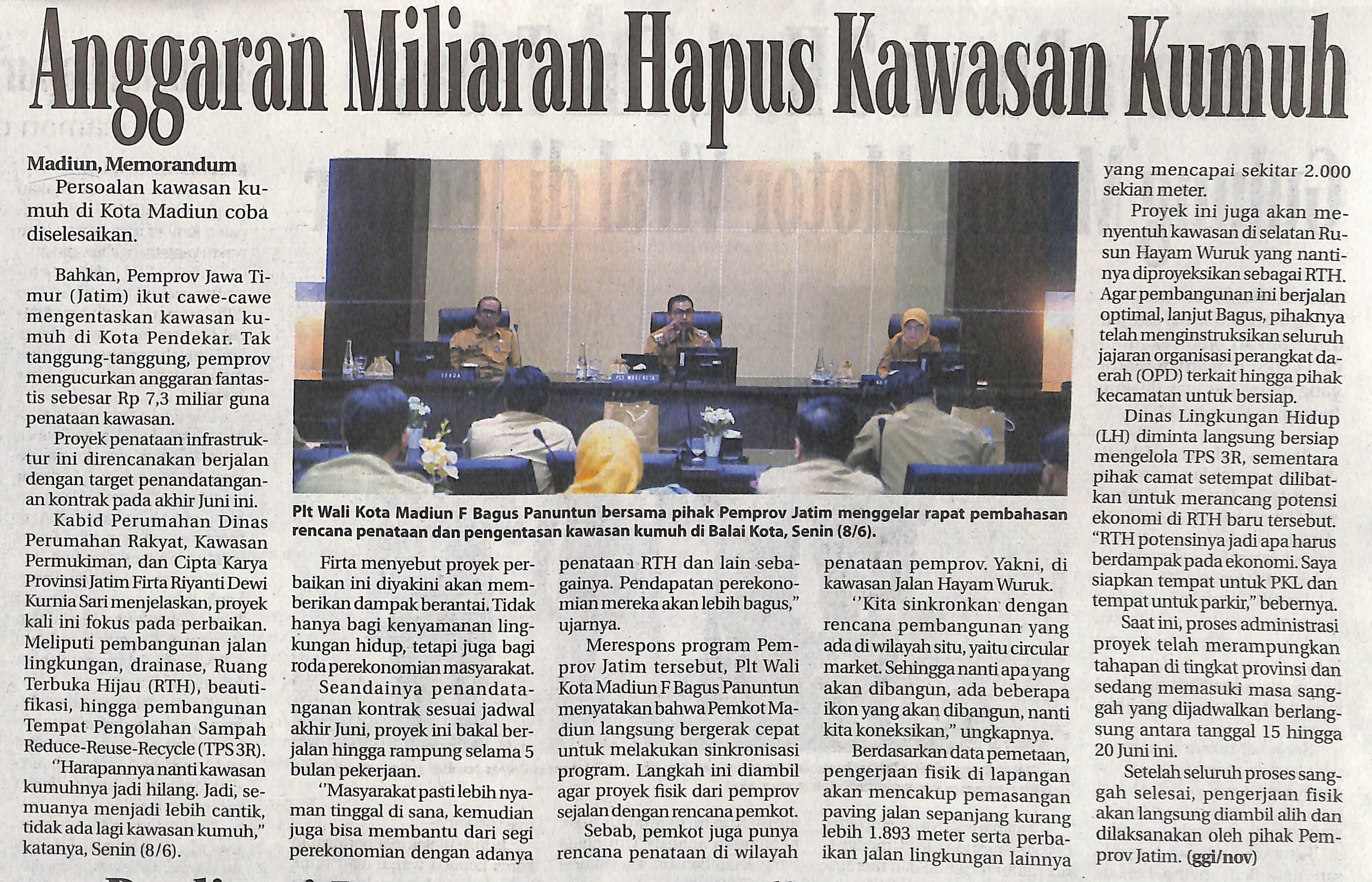 Anggaran Miliaran Hapus Kawasan Kumuh
