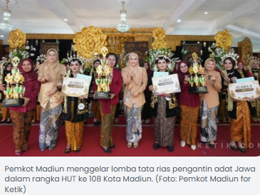 Lestarikan Warisan Budaya, Pemkot Madiun Gelar Lomba Tata Rias Pengantin Adat