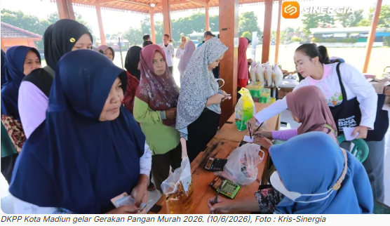 Gerakan Pangan Murah Digelar di 9 Kelurahan Kota Madiun, Warga Antusias Berburu Sembako Murah