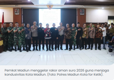Jelang Suroan 2026, Forkopimda dan Perguruan Silat Sepakat Jaga Kondusivitas Kota Madiun