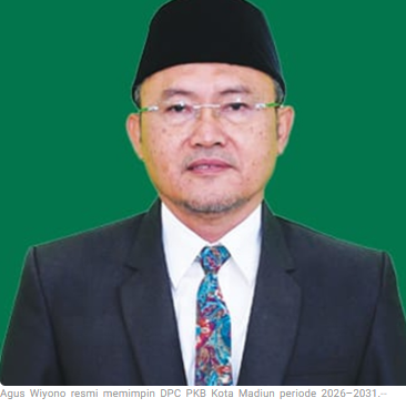 Agus Wiyono Nahkodai PKB Kota Madiun, Target Rebut Kembali Kursi yang Hilang