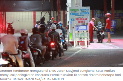 Konsumsi Pertalite di Kota Madiun Naik 10 Persen, SPBU Diminta Jaga Kuota