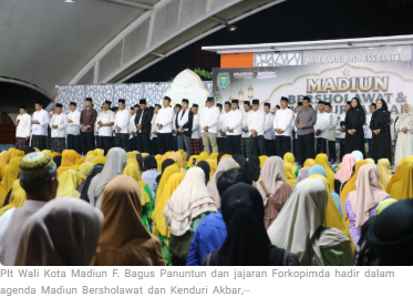Madiun Bersalawat, Bagus Panuntun Ajak Warga Doakan Kota Pendekar Maju Mendunia