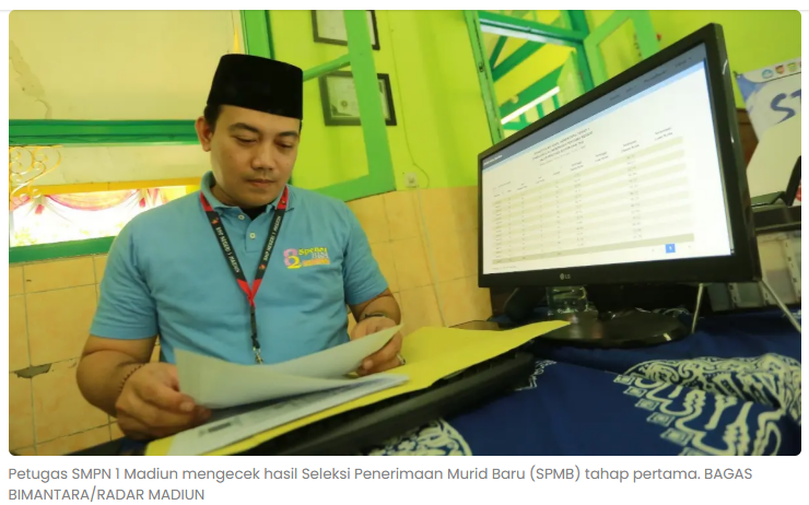 SPMB Kota Madiun 2026, Jalur Golden Ticket SMP Sisakan 28 Kursi Kosong