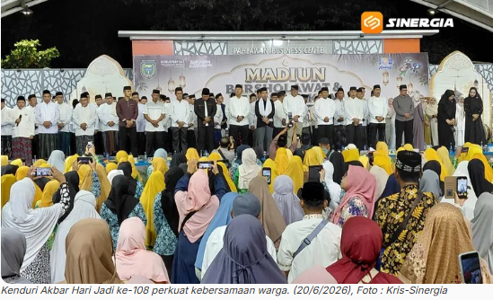 Madiun Bersholawat dan Kenduri Akbar Hari Jadi ke-108, Perkuat Doa Bersama dan Dorong Ekonomi Kota