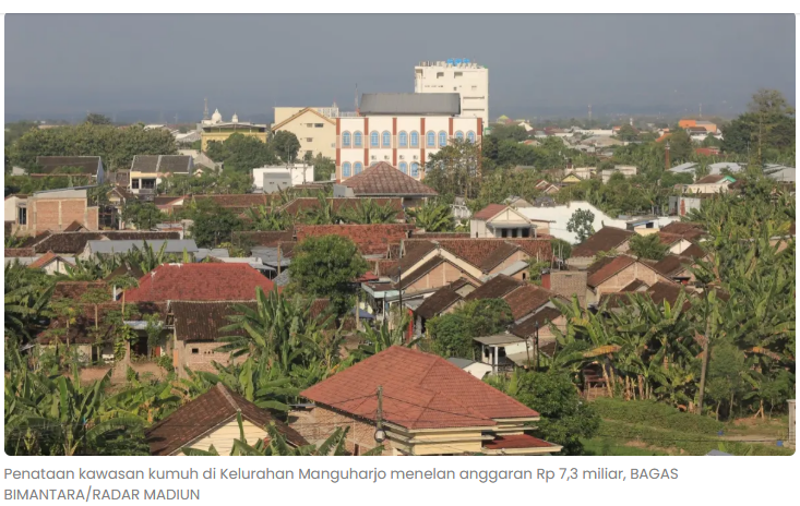 Kawasan Kumuh Manguharjo Madiun Ditata, Pemprov Jatim Gelontorkan Rp 7,3 Miliar